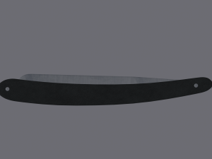 straight razor Modelo 3D