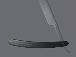 straight razor 3D Model