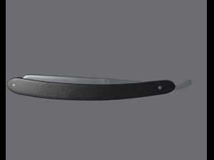 straight razor Modelo 3D