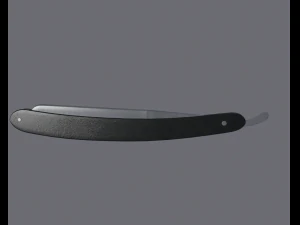 straight razor 3D Model