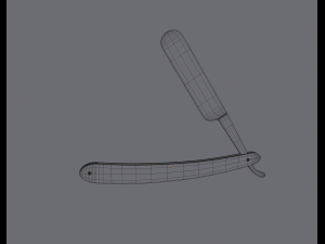 straight razor Modelo 3D
