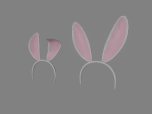 bunny hairband 3D Модель