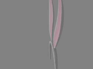 bunny hairband 3D 模型