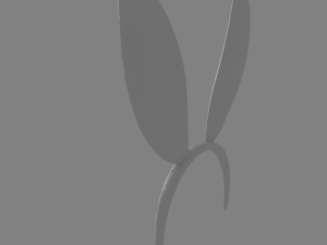 bunny hairband 3D 模型