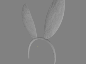 bunny hairband 3D 模型