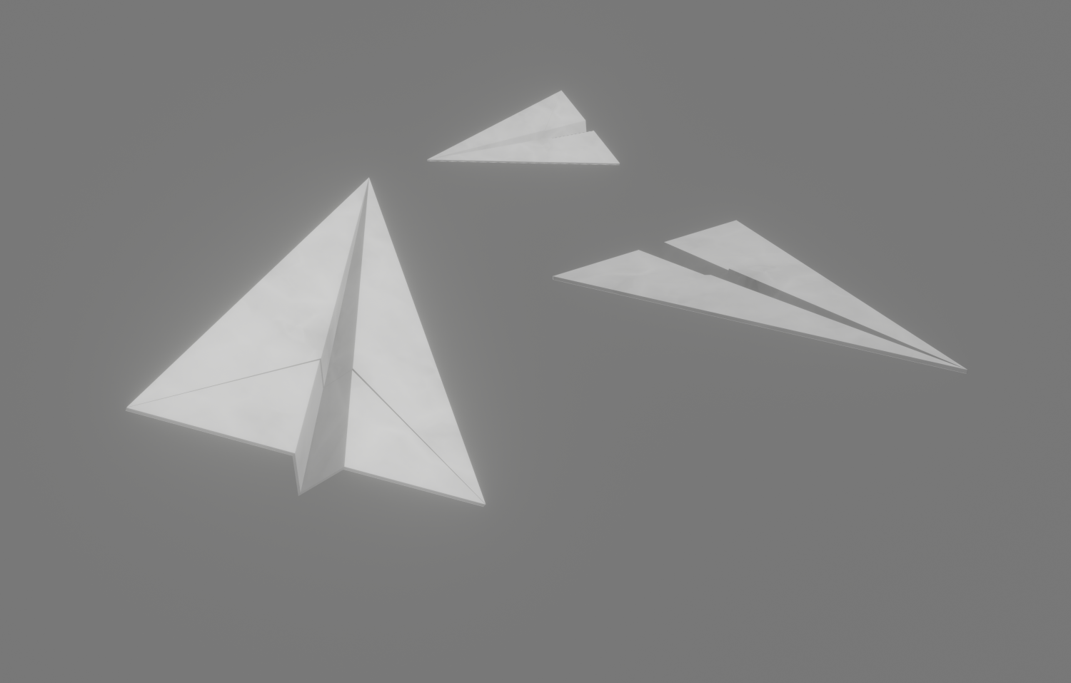 paper plane 3D Модель in Игрушки 3DExport