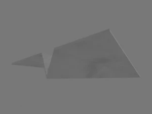 паперовий літак 3D Модель