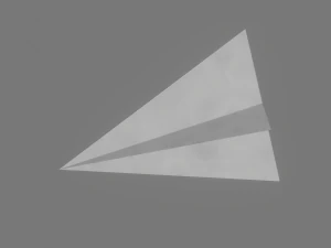 паперовий літак 3D Модель
