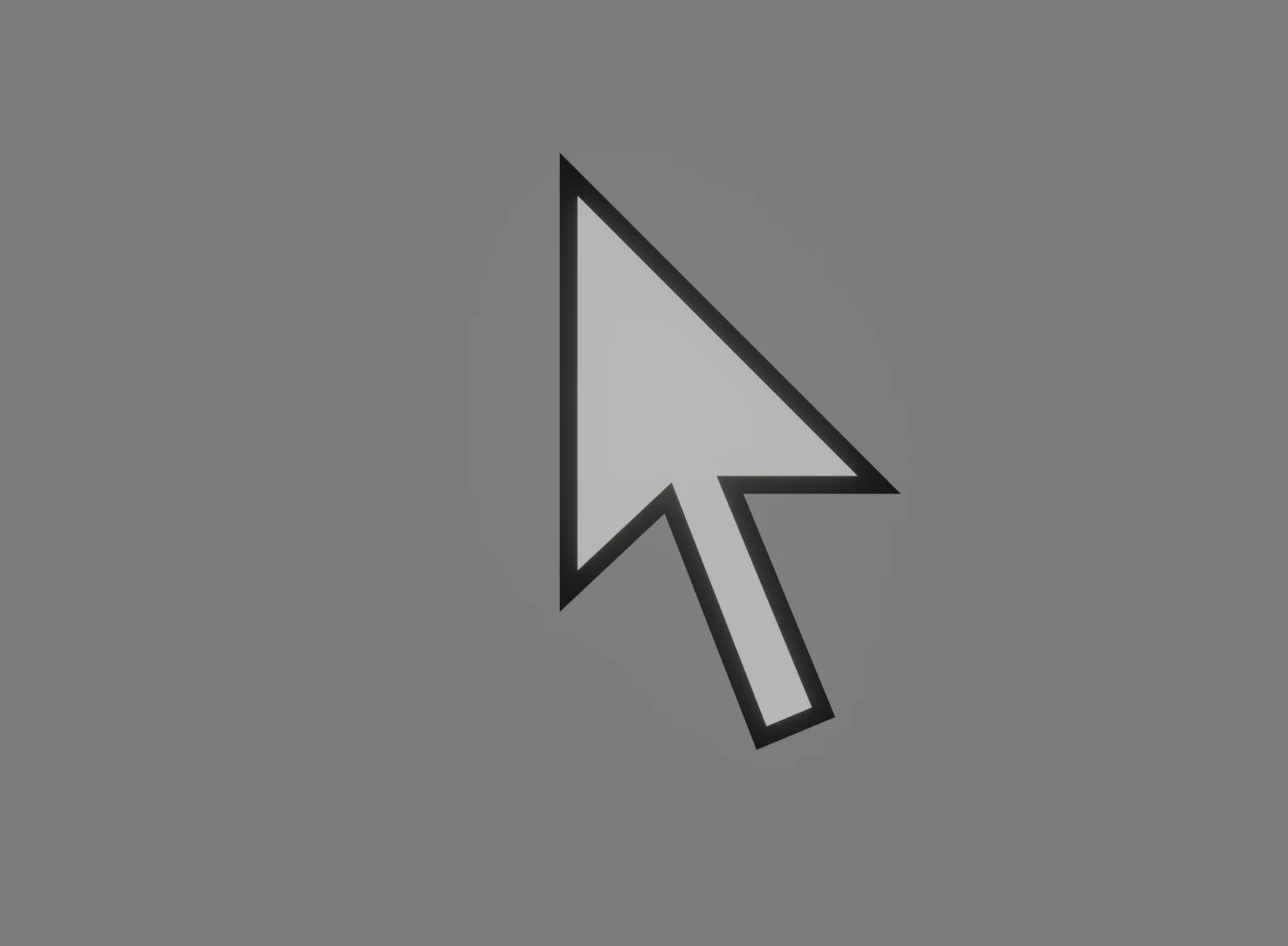 cursor icon 3D Model .c4d .max .obj .3ds .fbx .stl .blend 