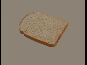 bread slice 3D Model