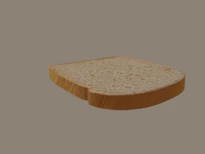 bread slice 3D Model