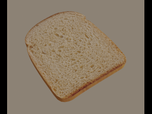 bread slice 3D Model