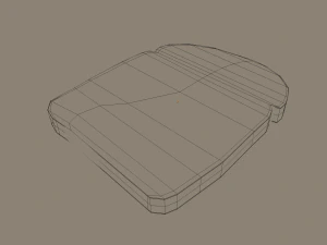 bread slice 3D Model