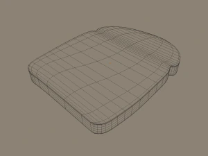 bread slice 3D Model