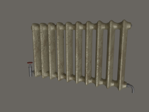 old radiator 3D Модель