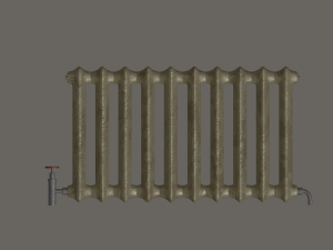 old radiator Modelo 3D