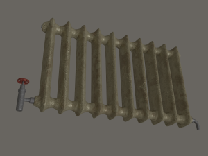 old radiator Modelo 3D