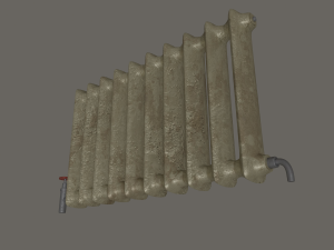 old radiator Modelo 3D