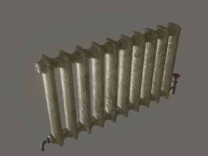 old radiator Modelo 3D