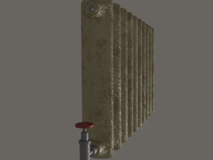 old radiator Modelo 3D