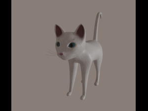 cat Modelo 3D