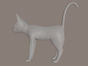 cat Modelo 3D
