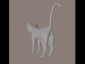 gatto Modello 3D