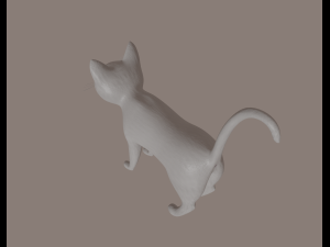 cat Modelo 3D
