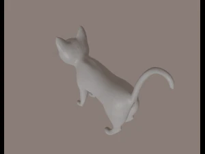 gatto Modello 3D