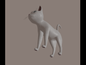 cat Modelo 3D