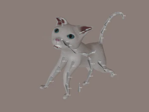 gatto Modello 3D