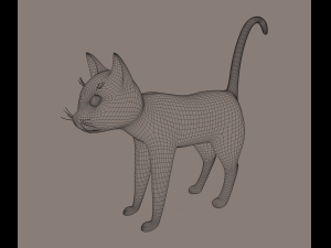 cat Modelo 3D