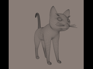 cat Modelo 3D