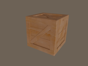 wooden box 3D Model