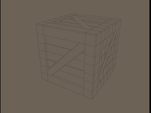 wooden box 3D मॉडल