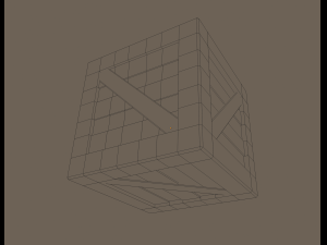 wooden box 3D मॉडल