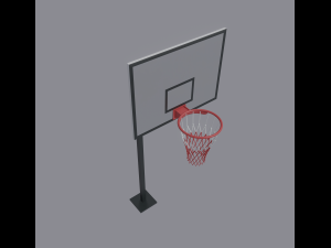 basketball backboard 3D मॉडल