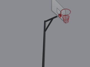 basketball backboard 3D मॉडल