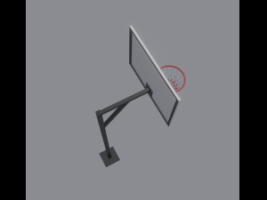 basketball backboard 3D मॉडल