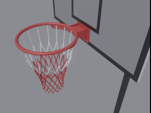 basketball backboard 3D मॉडल