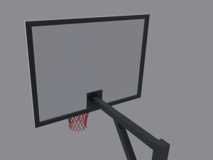 basketball backboard 3D मॉडल