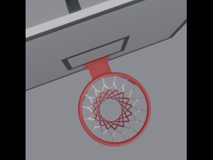 basketball backboard 3D मॉडल