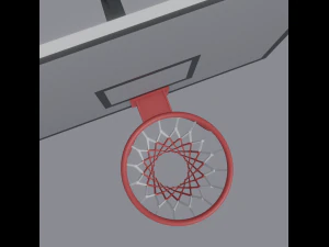 basketball backboard 3D Model