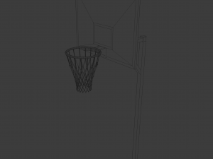 basketball backboard 3D मॉडल