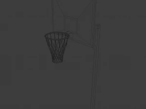 basketball backboard 3D Model