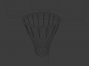 basketball backboard 3D मॉडल