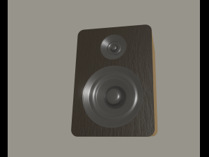 audio speaker 3D 모델