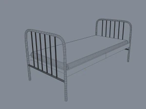 prison bed 3D Model