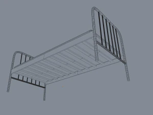 prison bed 3D Model