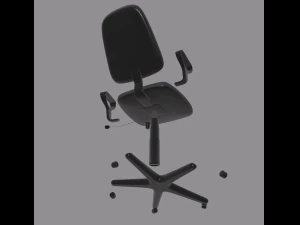 cadeira de escrit&oacute;rio Modelo 3D